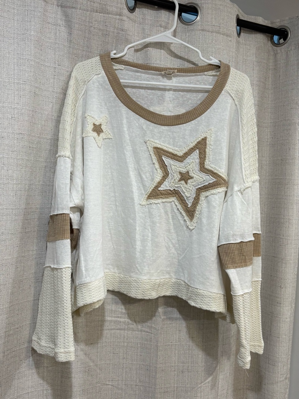 POL Patchwork Long Sleeve